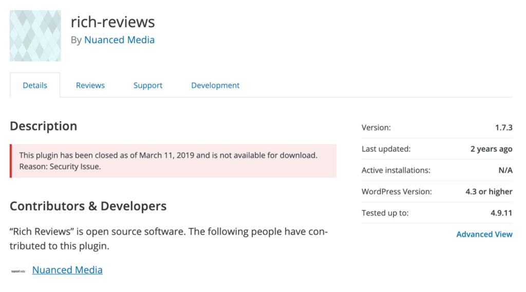 rich reviews plugin