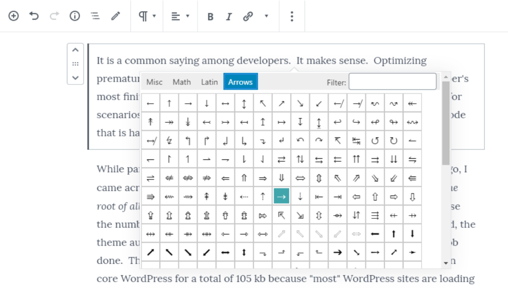 insert special characters