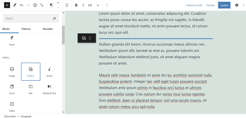 Gutenberg 9.6