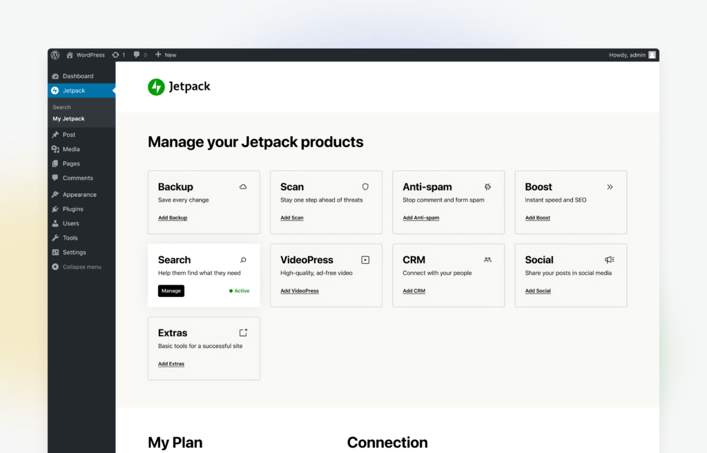 Jetpack features als standalone plugins