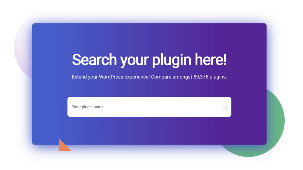 WordPress Plugin Compare Project